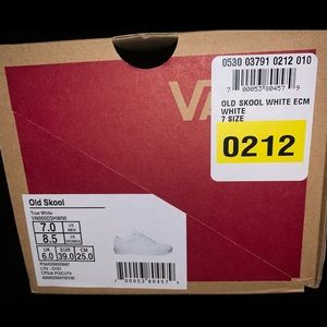 Old skool White vans